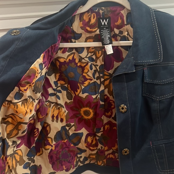 W Work to Weekend Denim Jacket.  Size 14 - Picture 9 of 12